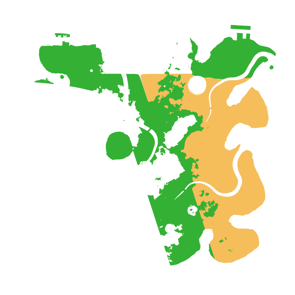Biome Rust Map: Procedural Map, Size: 3000, Seed: 679490144