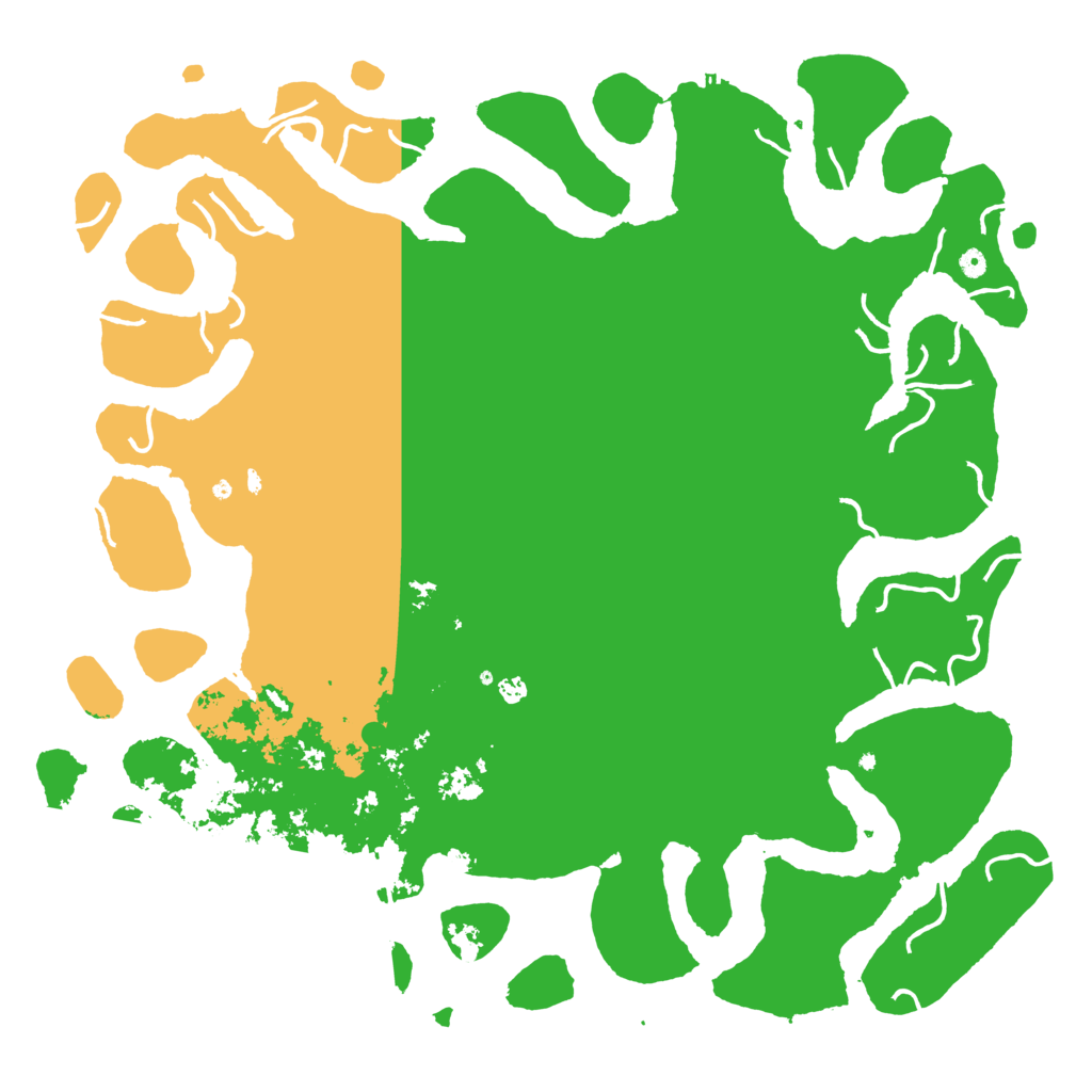 Biome Rust Map: Procedural Map, Size: 6000, Seed: 122580245