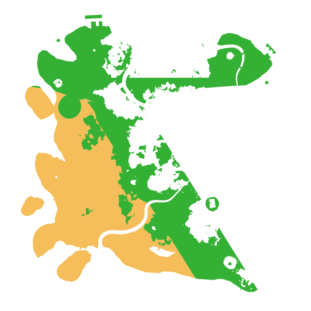 Biome Rust Map: Procedural Map, Size: 3700, Seed: 1400751961