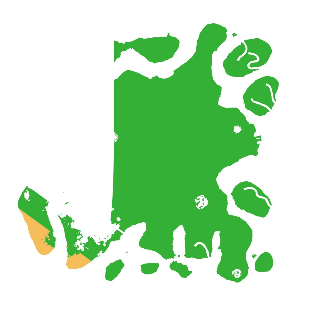 Biome Rust Map: Procedural Map, Size: 3500, Seed: 1836419883