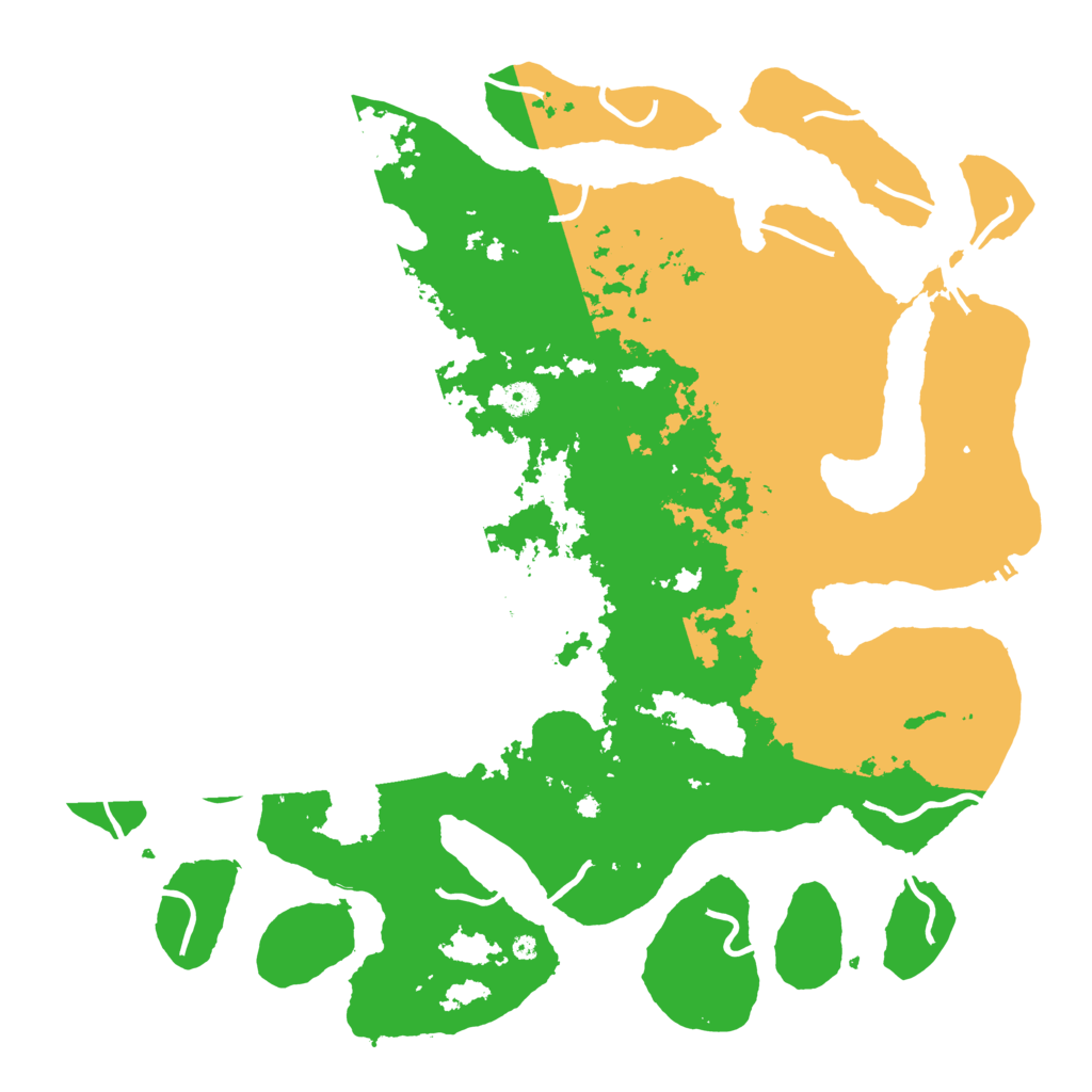 Biome Rust Map: Procedural Map, Size: 4500, Seed: 59236559