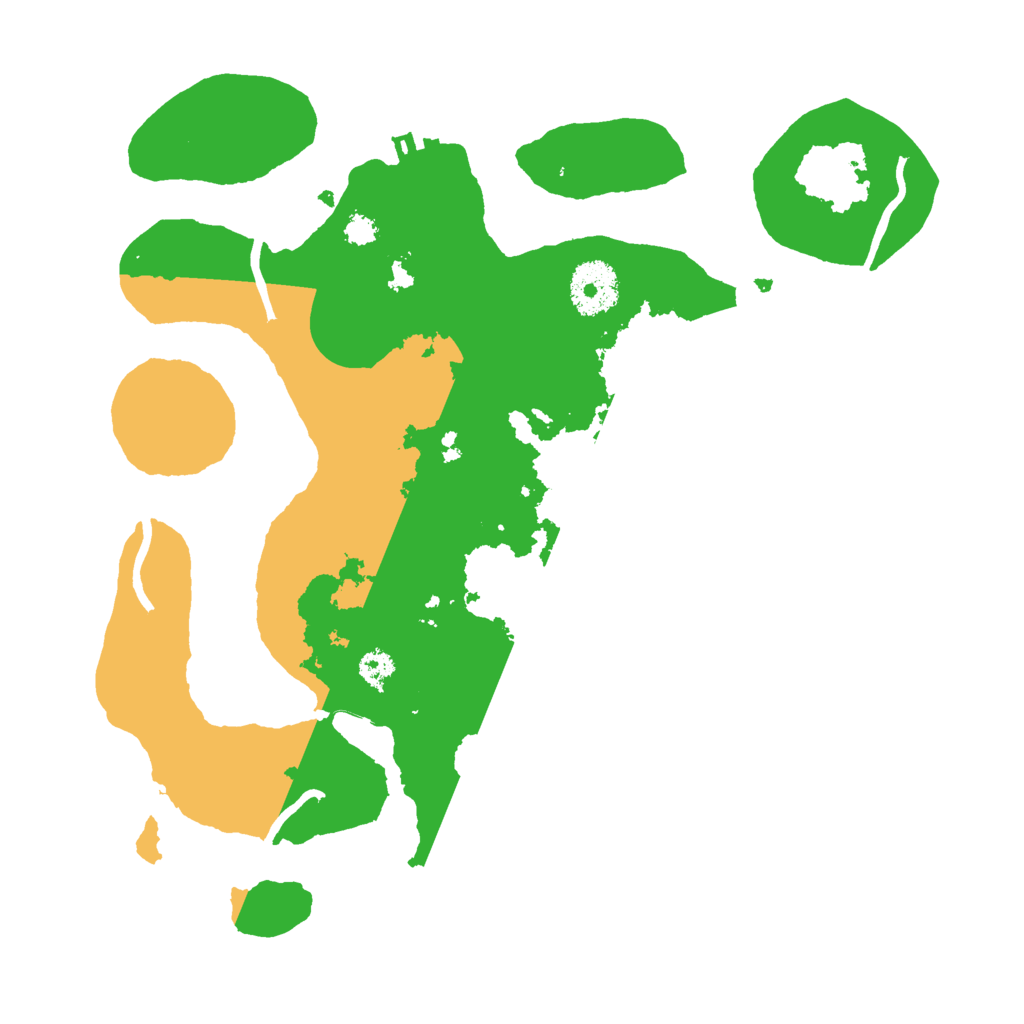 Biome Rust Map: Procedural Map, Size: 3000, Seed: 943669385