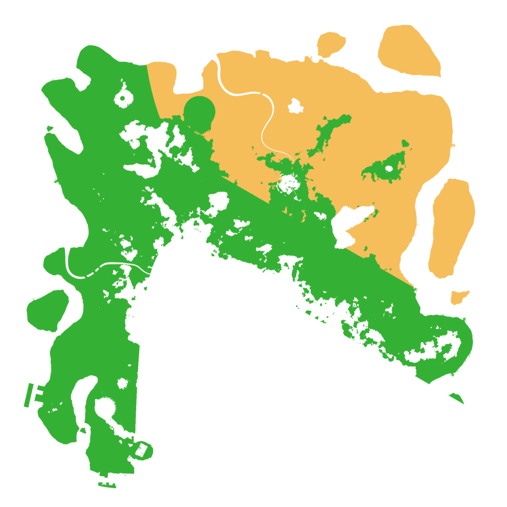 Biome Rust Map: Procedural Map, Size: 4250, Seed: 17217