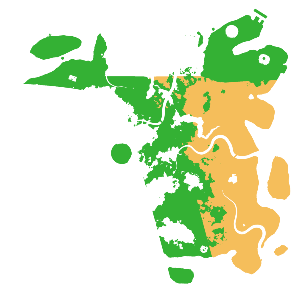 Biome Rust Map: Procedural Map, Size: 4200, Seed: 234578