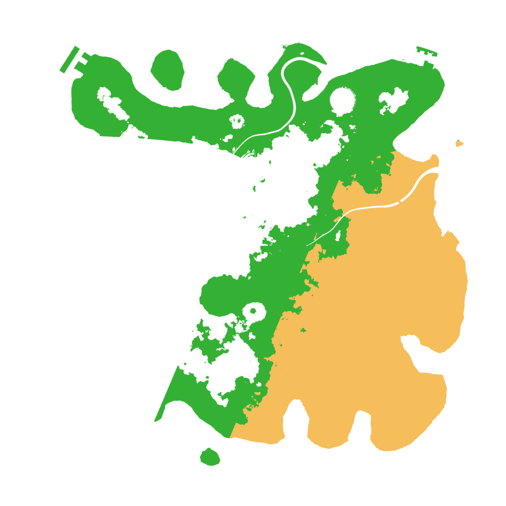 Biome Rust Map: Procedural Map, Size: 3500, Seed: 286575987