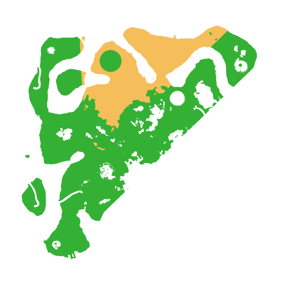 Biome Rust Map: Procedural Map, Size: 3600, Seed: 1192349912