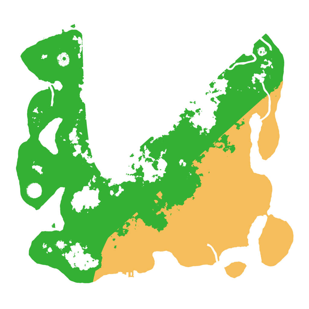 Biome Rust Map: Procedural Map, Size: 3600, Seed: 409265336