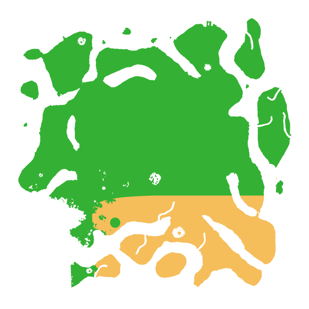 Biome Rust Map: Procedural Map, Size: 4000, Seed: 168409375