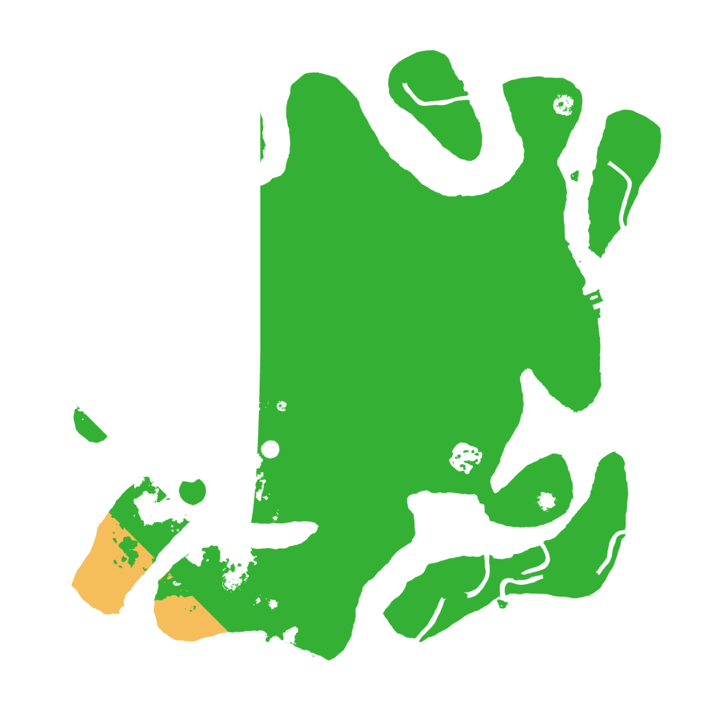 Biome Rust Map: Procedural Map, Size: 3500, Seed: 780435