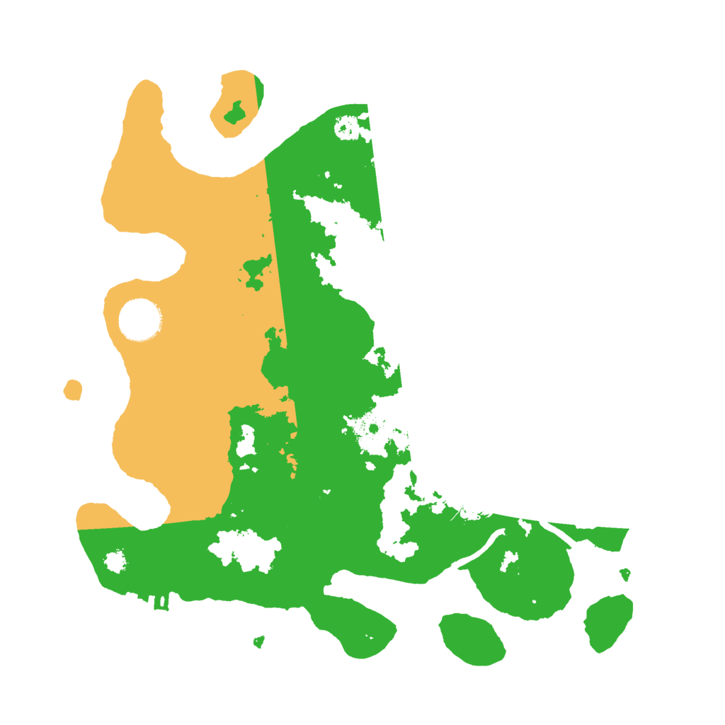 Biome Rust Map: Procedural Map, Size: 3000, Seed: 1195427660