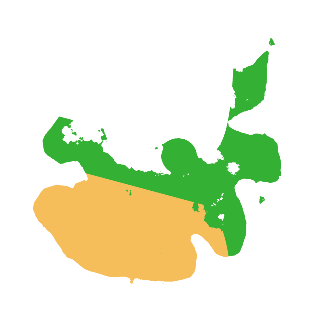 Biome Rust Map: Procedural Map, Size: 2400, Seed: 818181