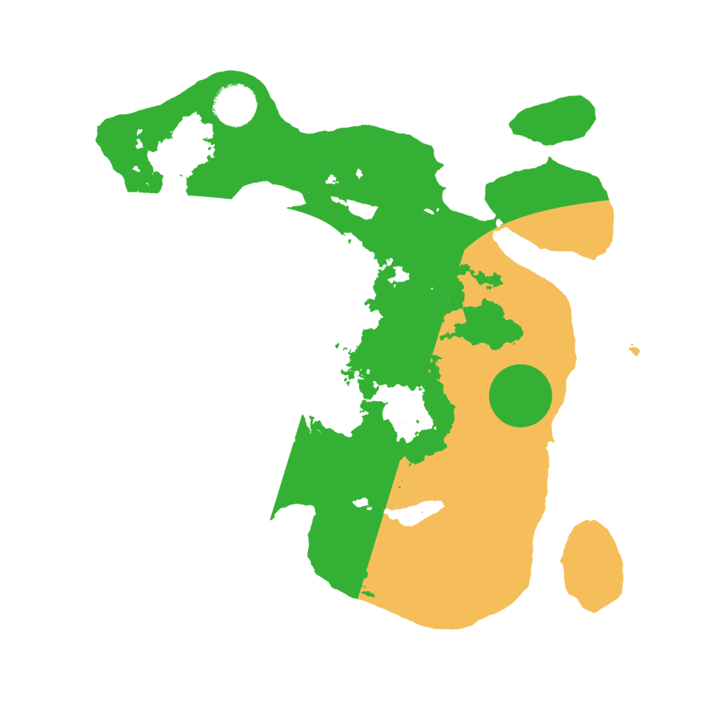 Biome Rust Map: Barren, Size: 3000, Seed: 997520