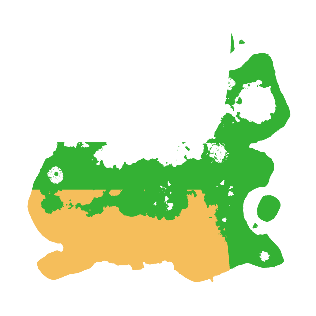 Biome Rust Map: Procedural Map, Size: 3000, Seed: 172665