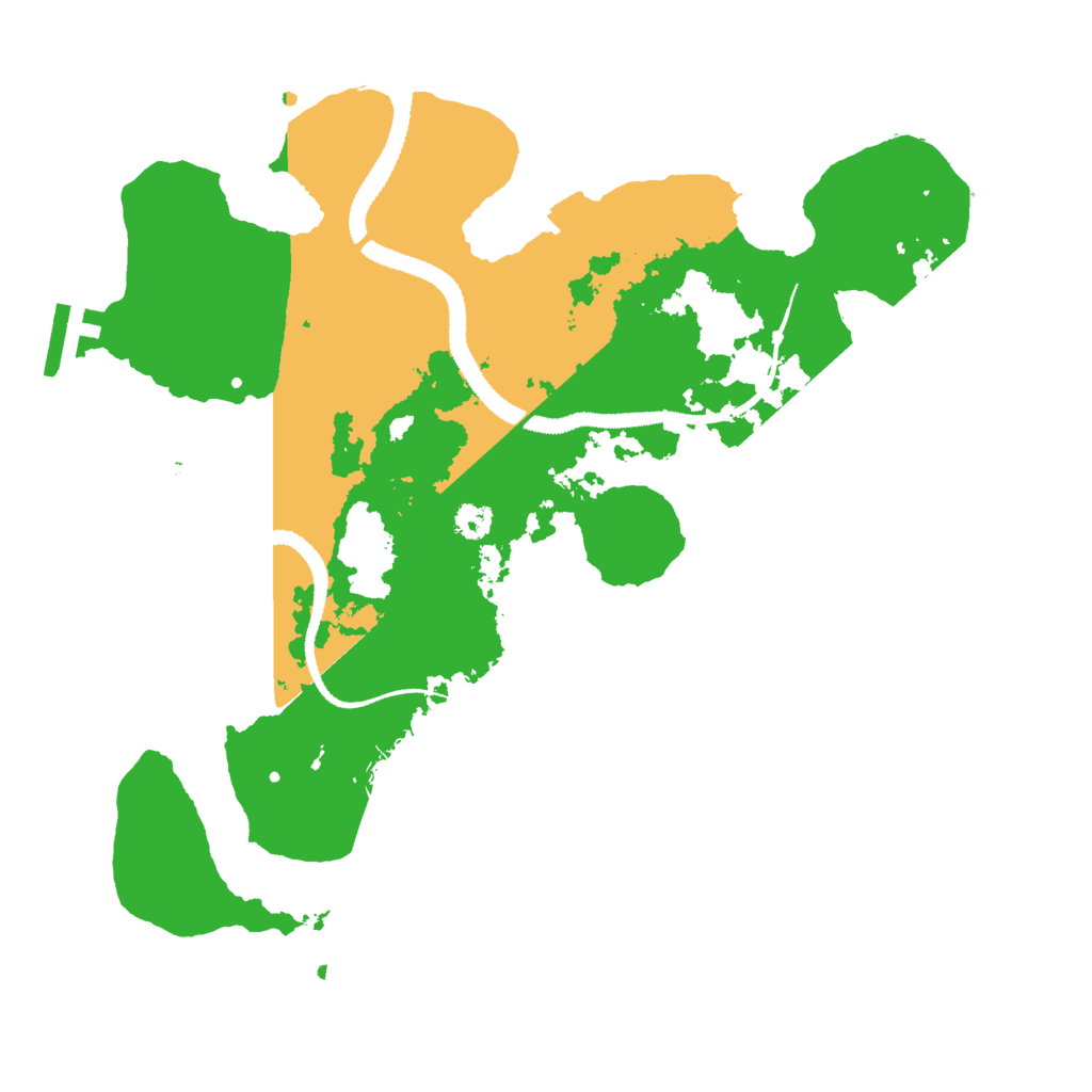 Biome Rust Map: Procedural Map, Size: 3000, Seed: 98456