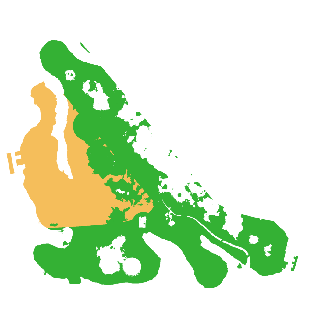 Biome Rust Map: Procedural Map, Size: 3000, Seed: 833691