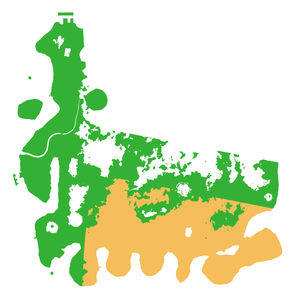 Biome Rust Map: Procedural Map, Size: 4000, Seed: 31128