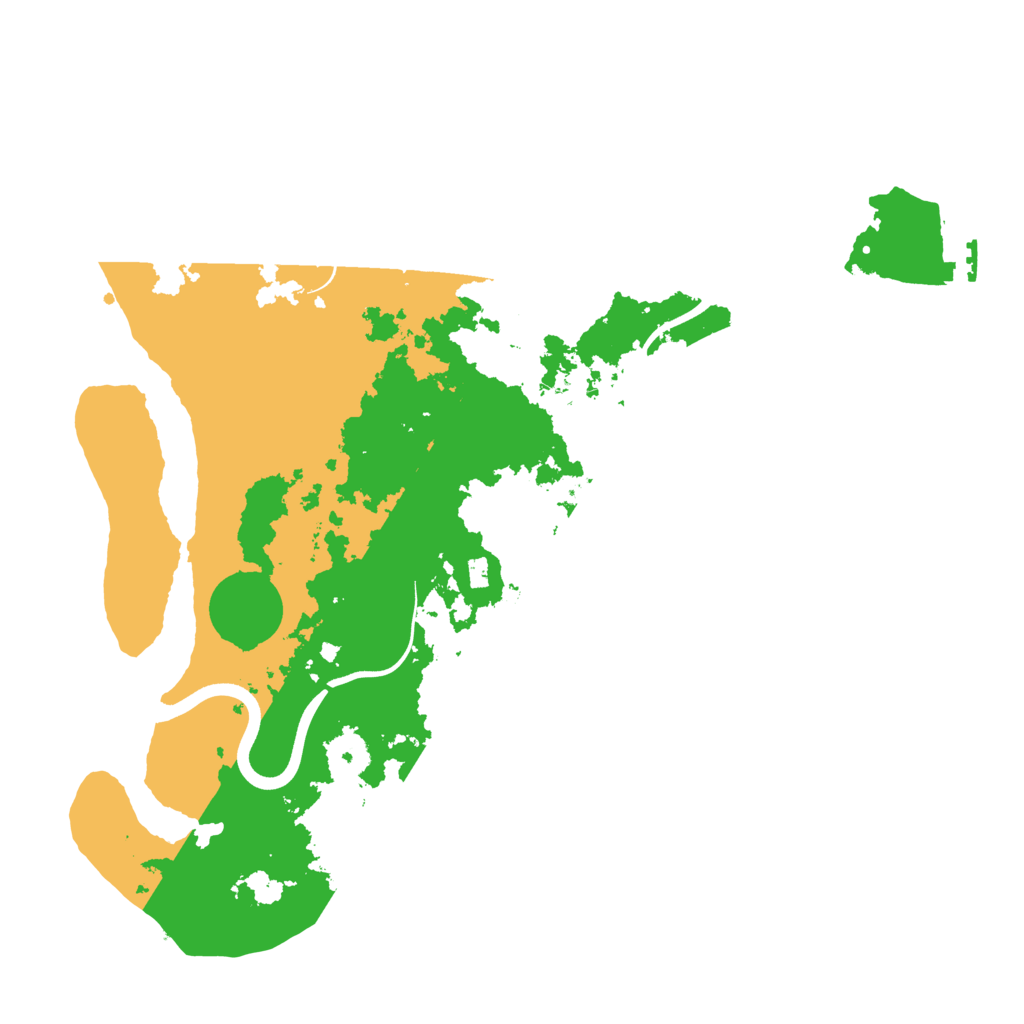 Biome Rust Map: Procedural Map, Size: 3700, Seed: 1717664936