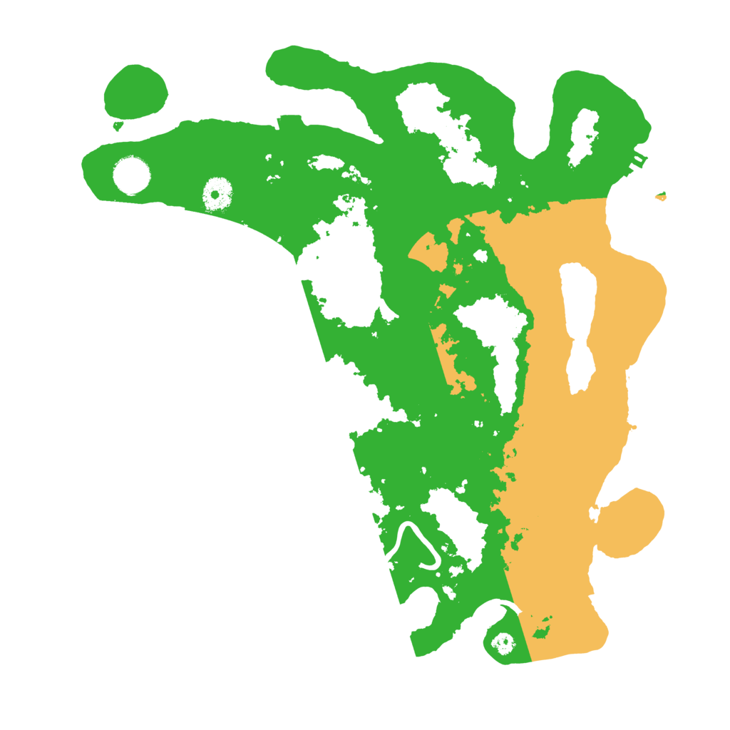 Biome Rust Map: Procedural Map, Size: 3500, Seed: 2027111130