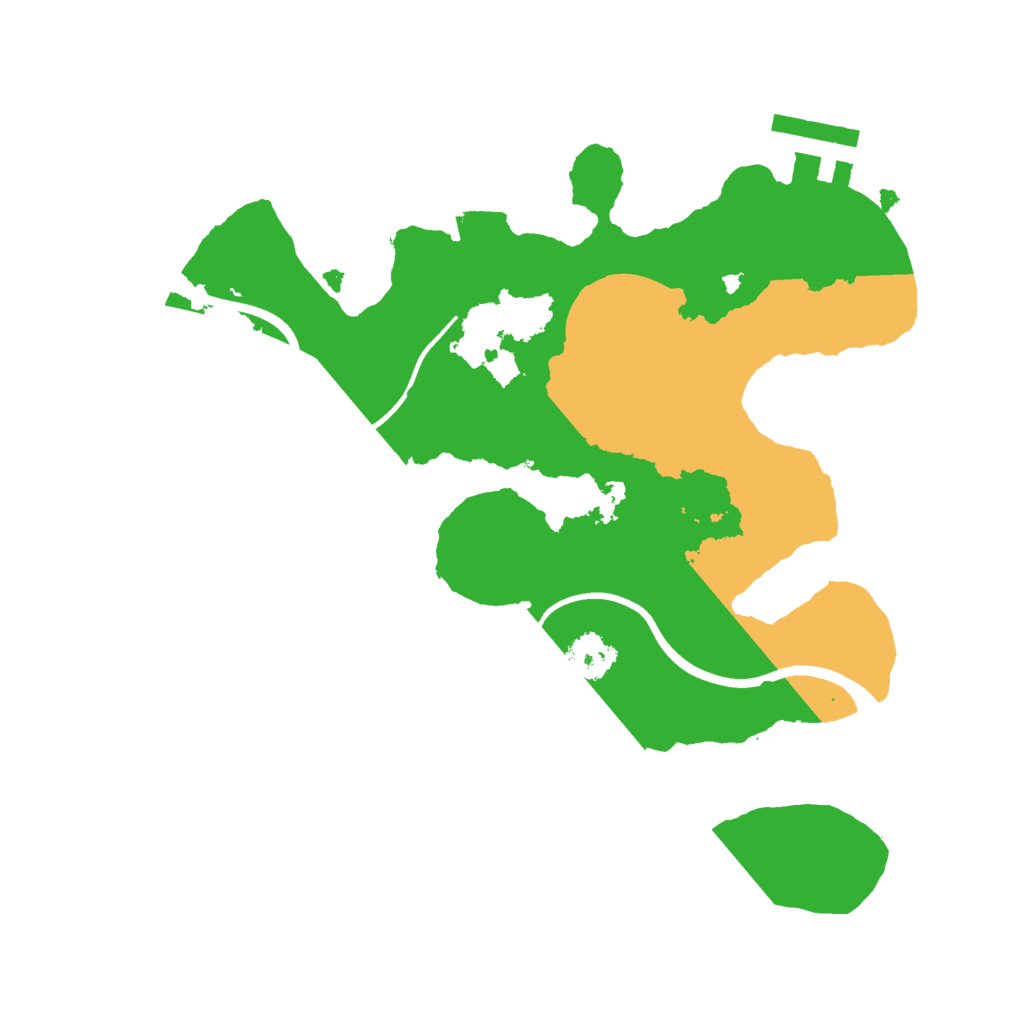 Biome Rust Map: Procedural Map, Size: 2375, Seed: 215491