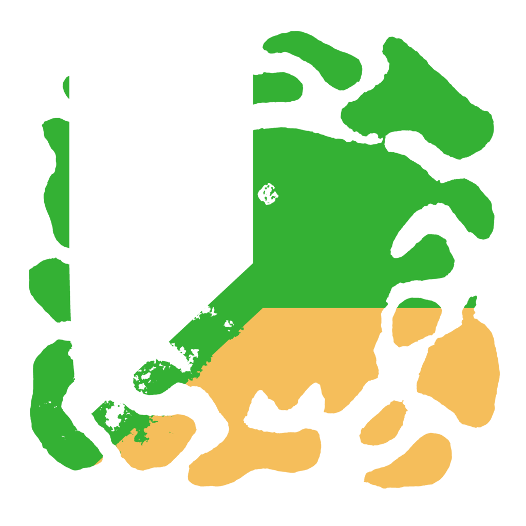 Biome Rust Map: Barren, Size: 4000, Seed: 1791579484