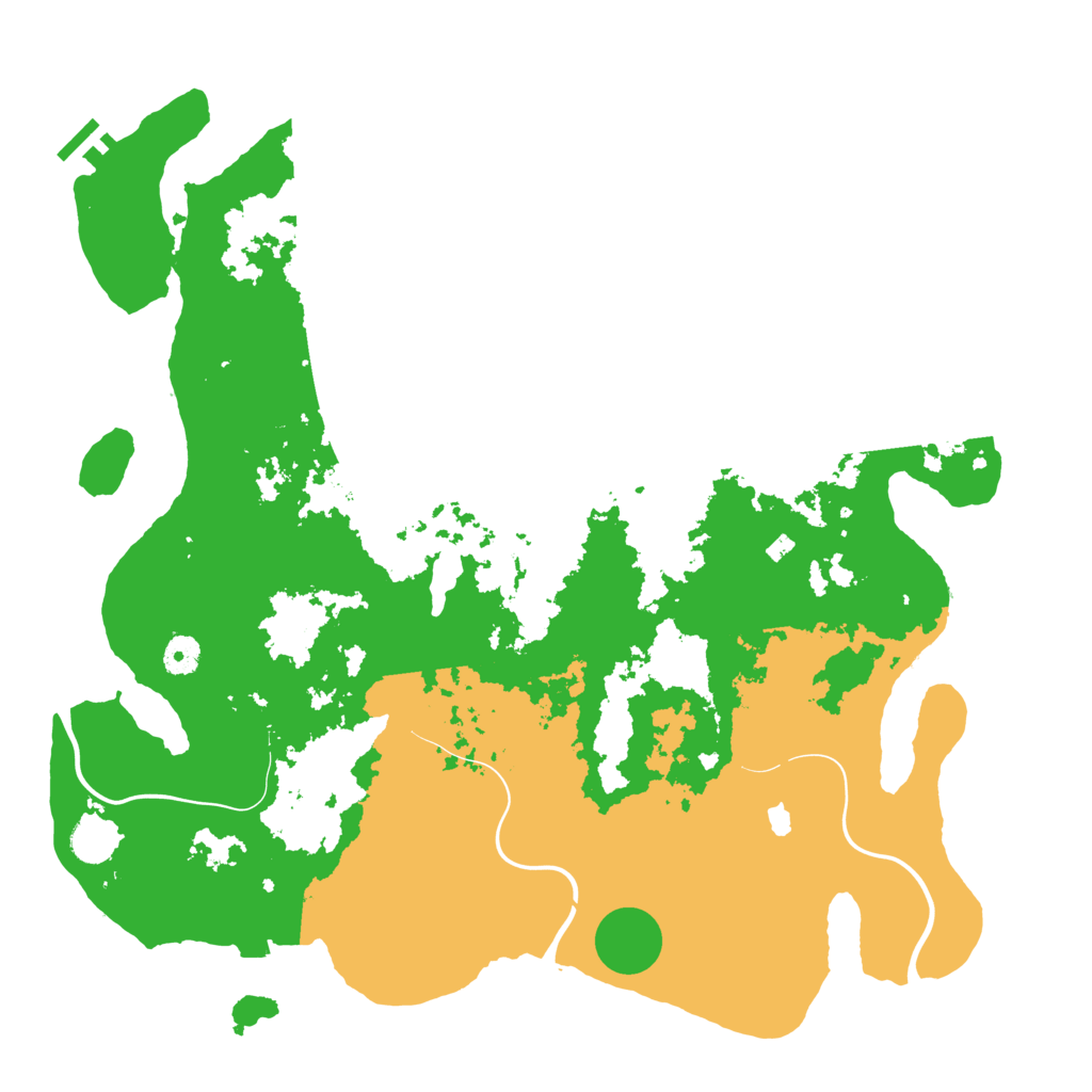 Biome Rust Map: Procedural Map, Size: 4300, Seed: 948759