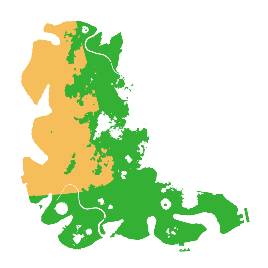 Biome Rust Map: Procedural Map, Size: 3800, Seed: 220559980