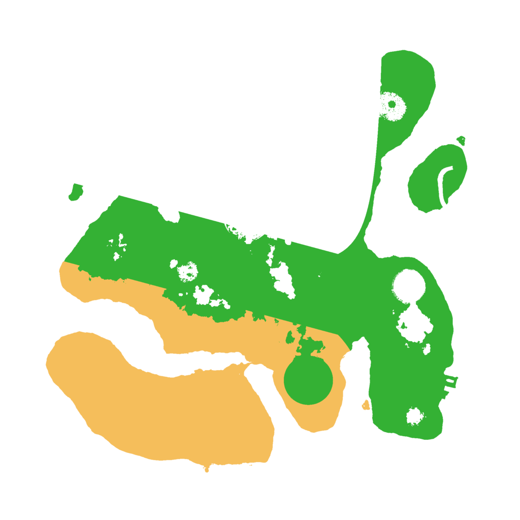 Biome Rust Map: Procedural Map, Size: 2800, Seed: 818181