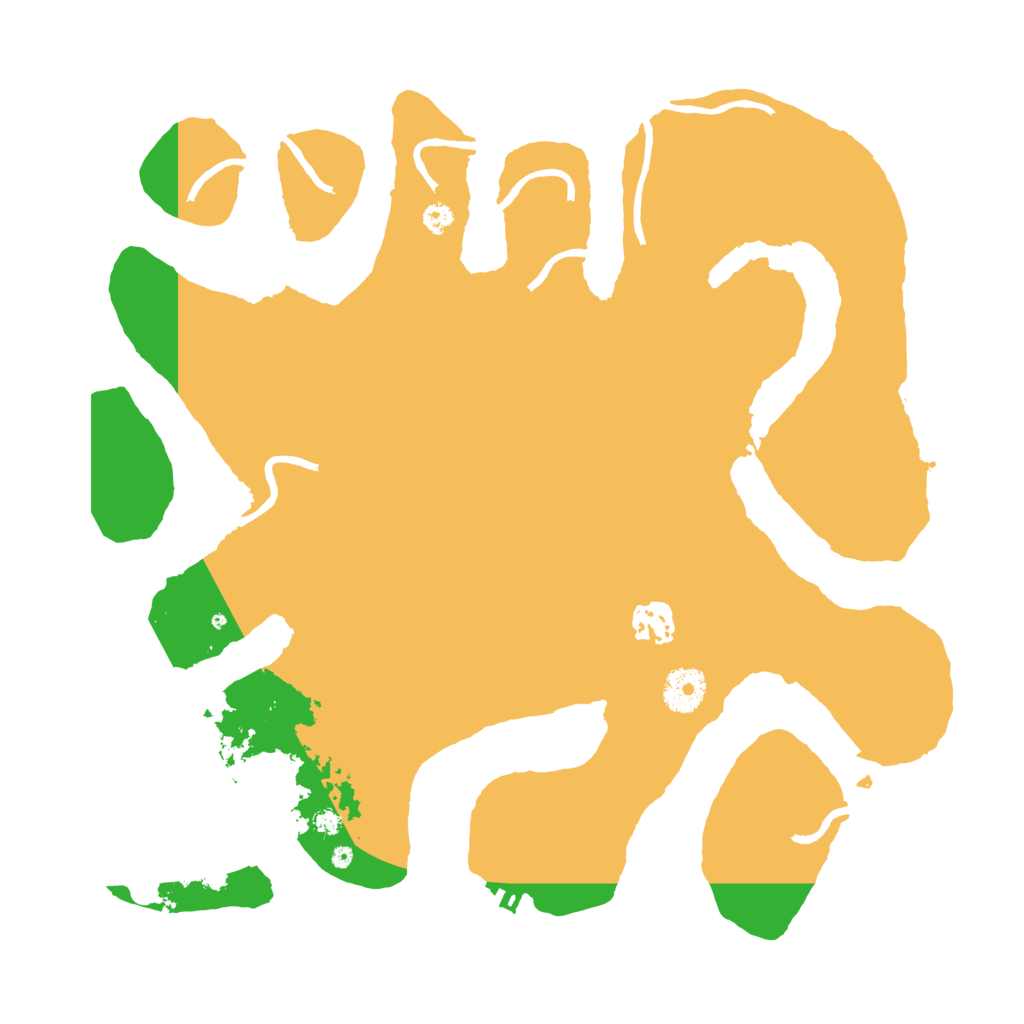 Biome Rust Map: Procedural Map, Size: 3500, Seed: 34523354