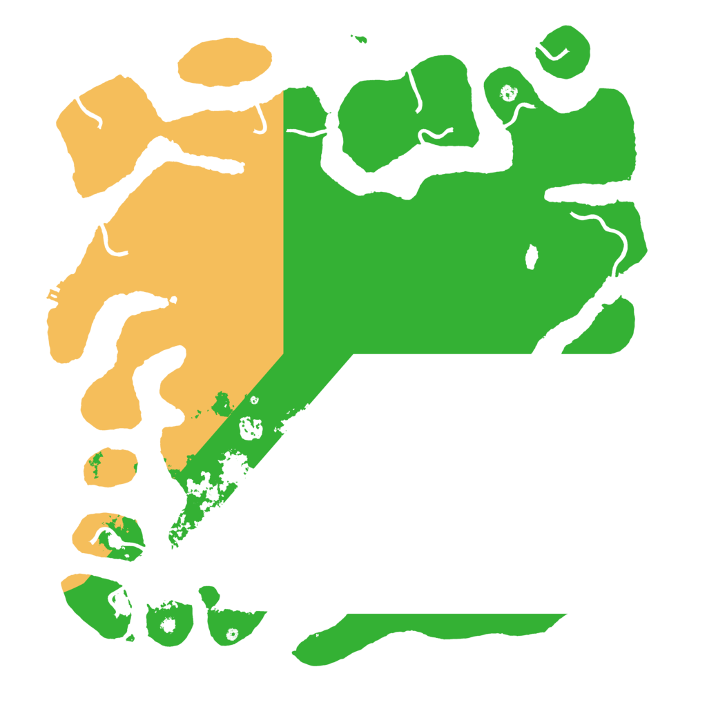 Biome Rust Map: Procedural Map, Size: 4350, Seed: 821146047