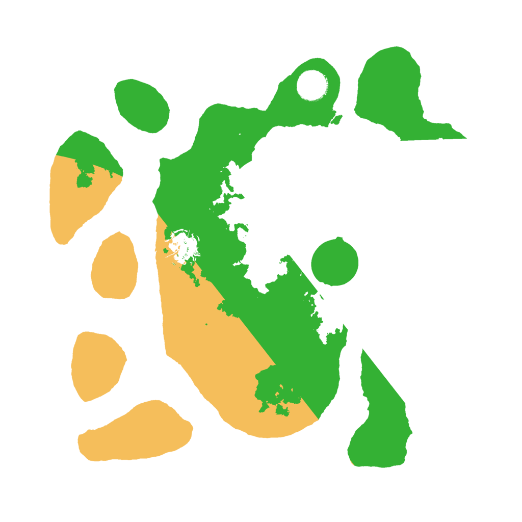 Biome Rust Map: Barren, Size: 3000, Seed: 1534936362