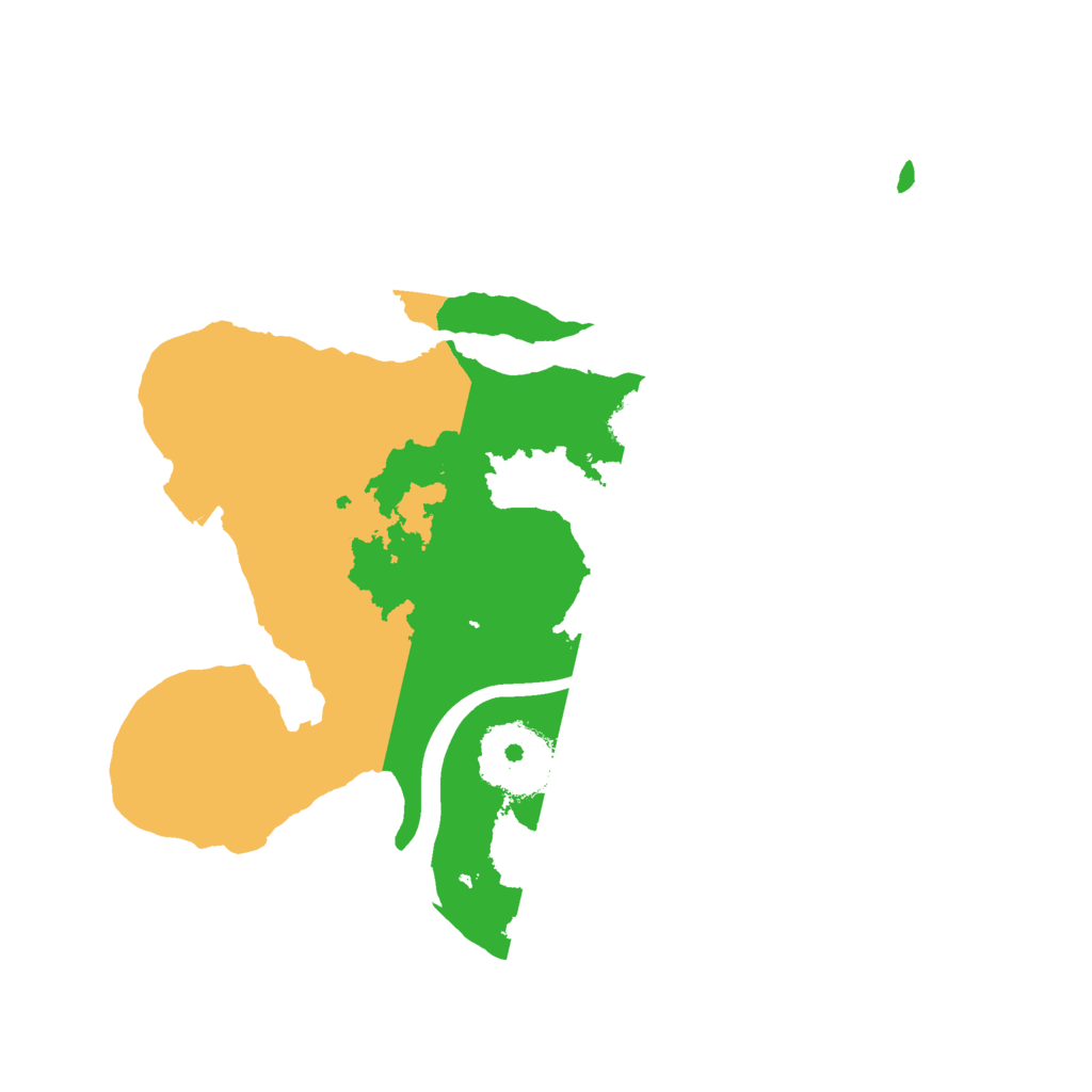 Biome Rust Map: Procedural Map, Size: 2300, Seed: 801984