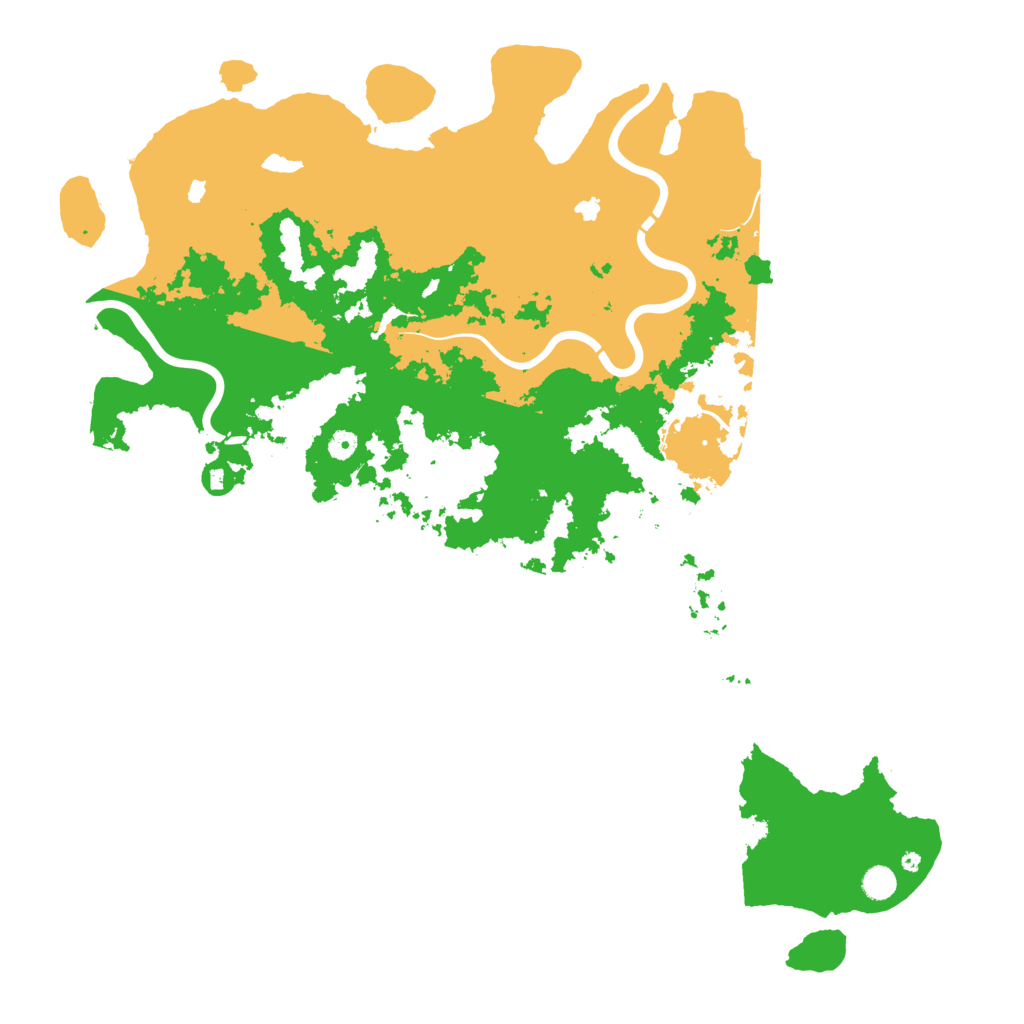 Biome Rust Map: Procedural Map, Size: 5300, Seed: 2147483647