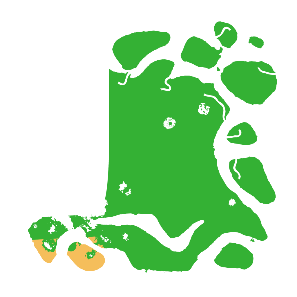 Biome Rust Map: Procedural Map, Size: 3800, Seed: 72346