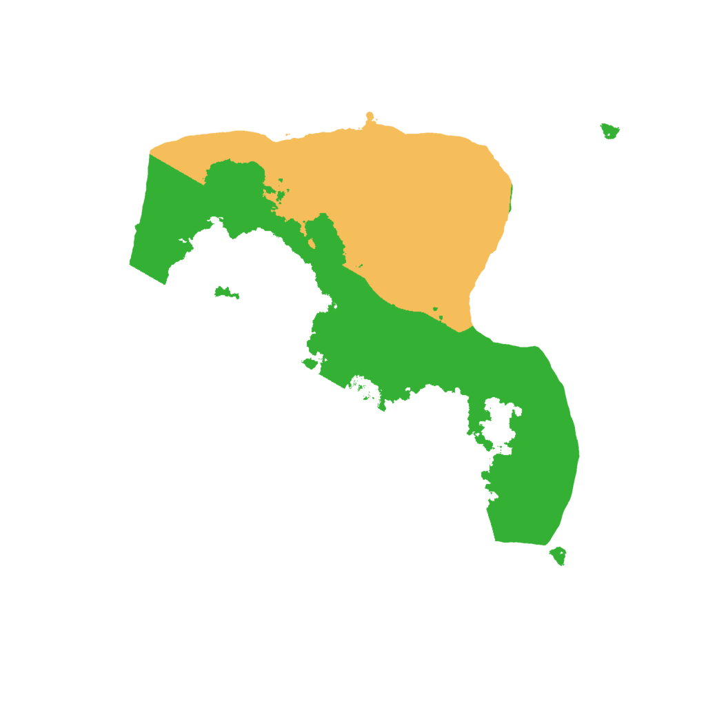 Biome Rust Map: Procedural Map, Size: 2000, Seed: 761833633