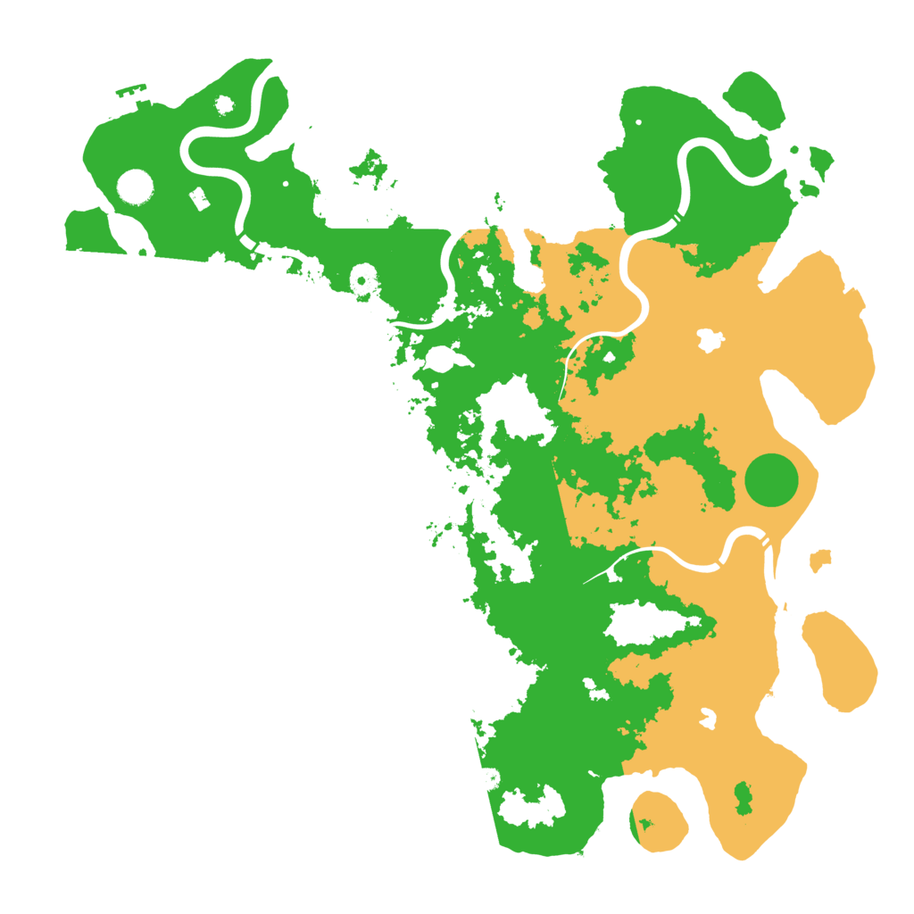 Biome Rust Map: Procedural Map, Size: 4500, Seed: 1233012579