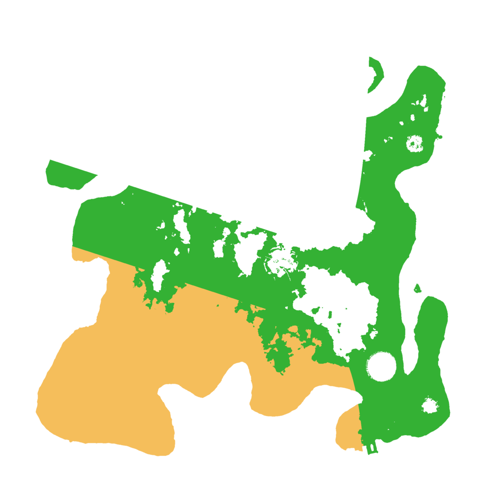 Biome Rust Map: Procedural Map, Size: 3000, Seed: 1007128921