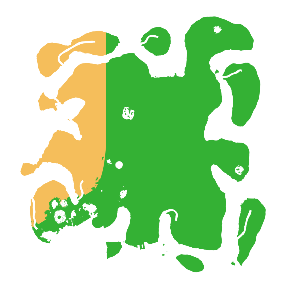 Biome Rust Map: Procedural Map, Size: 3500, Seed: 8574235