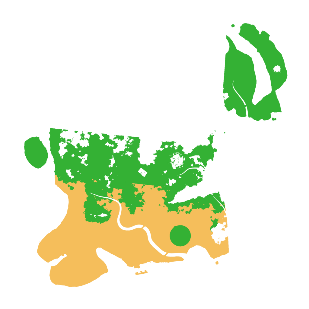 Biome Rust Map: Procedural Map, Size: 3875, Seed: 167179916