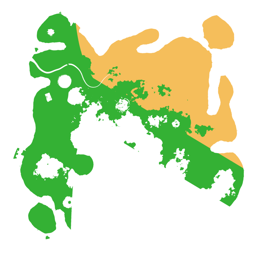 Biome Rust Map: Procedural Map, Size: 3500, Seed: 1343910097