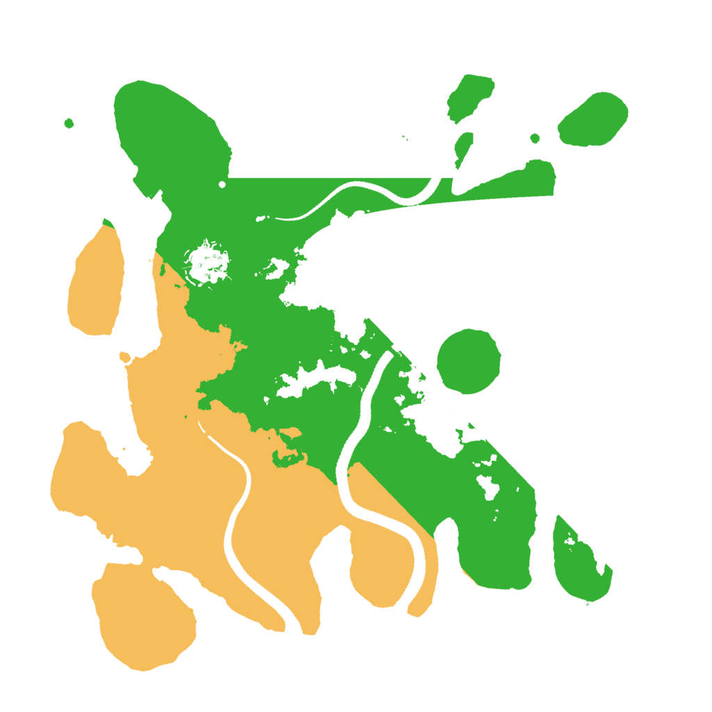 Biome Rust Map: Procedural Map, Size: 3000, Seed: 504815