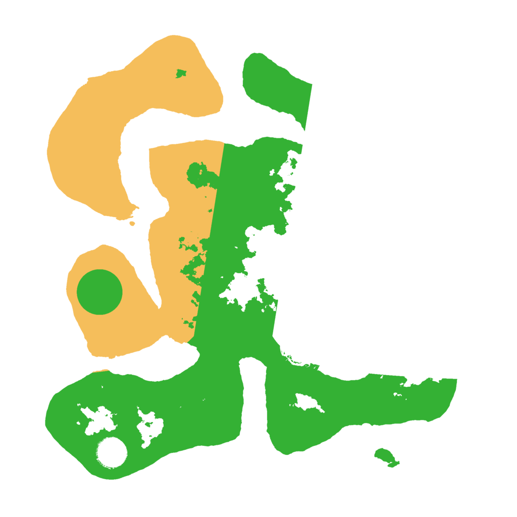 Biome Rust Map: Barren, Size: 3000, Seed: 220719