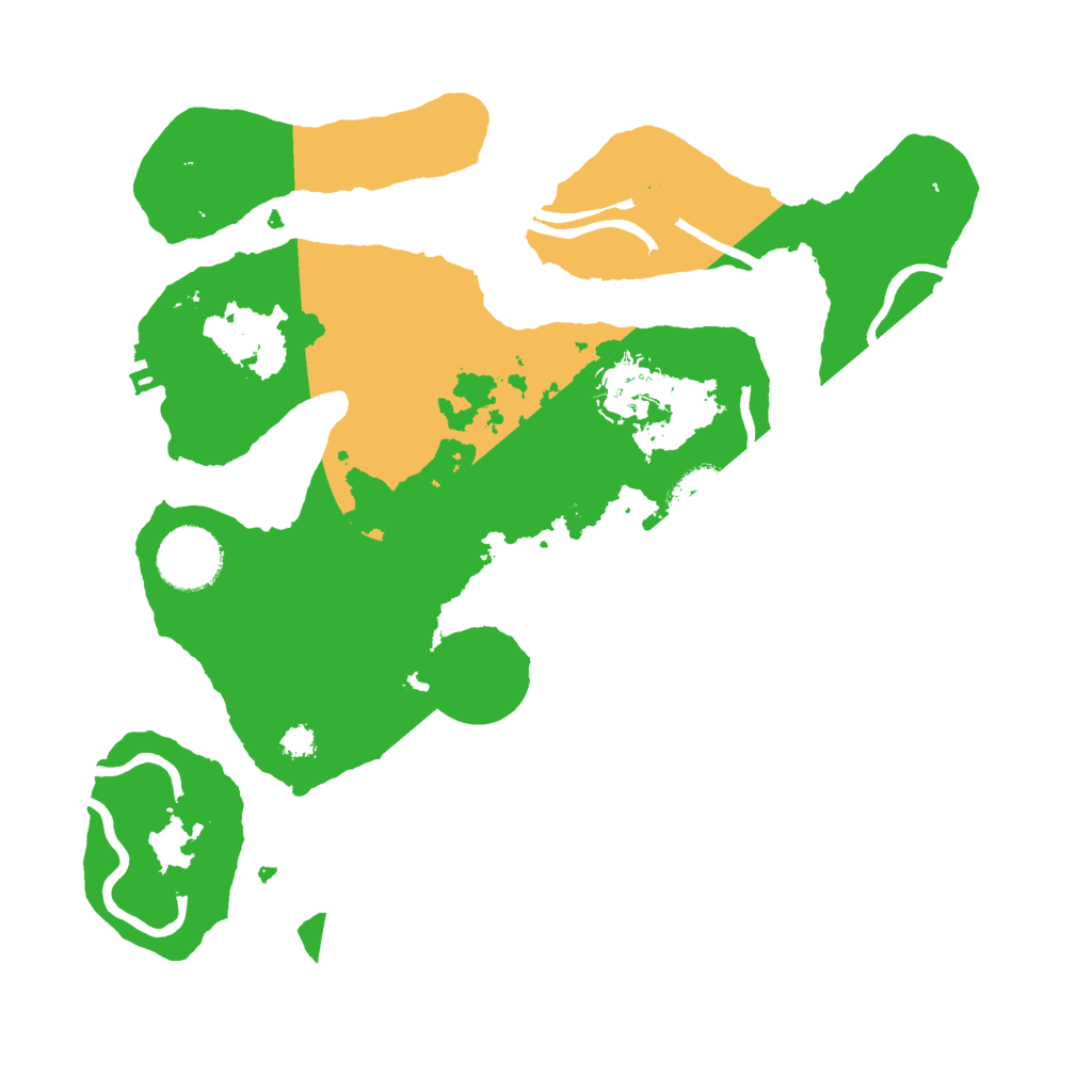 Biome Rust Map: Procedural Map, Size: 3000, Seed: 529936