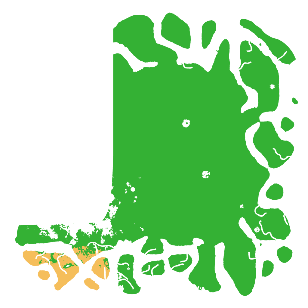 Biome Rust Map: Procedural Map, Size: 6000, Seed: 12141974