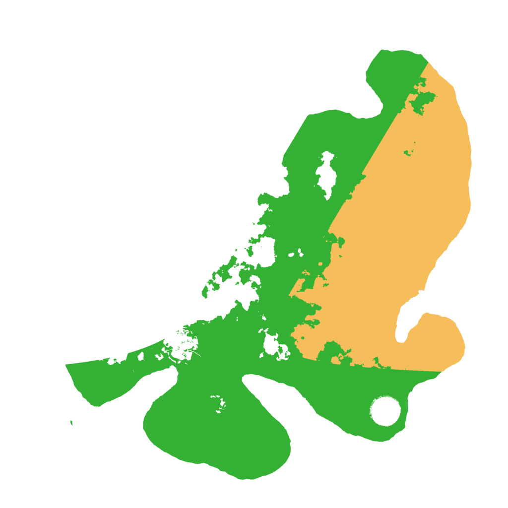 Biome Rust Map: Barren, Size: 3000, Seed: 895289