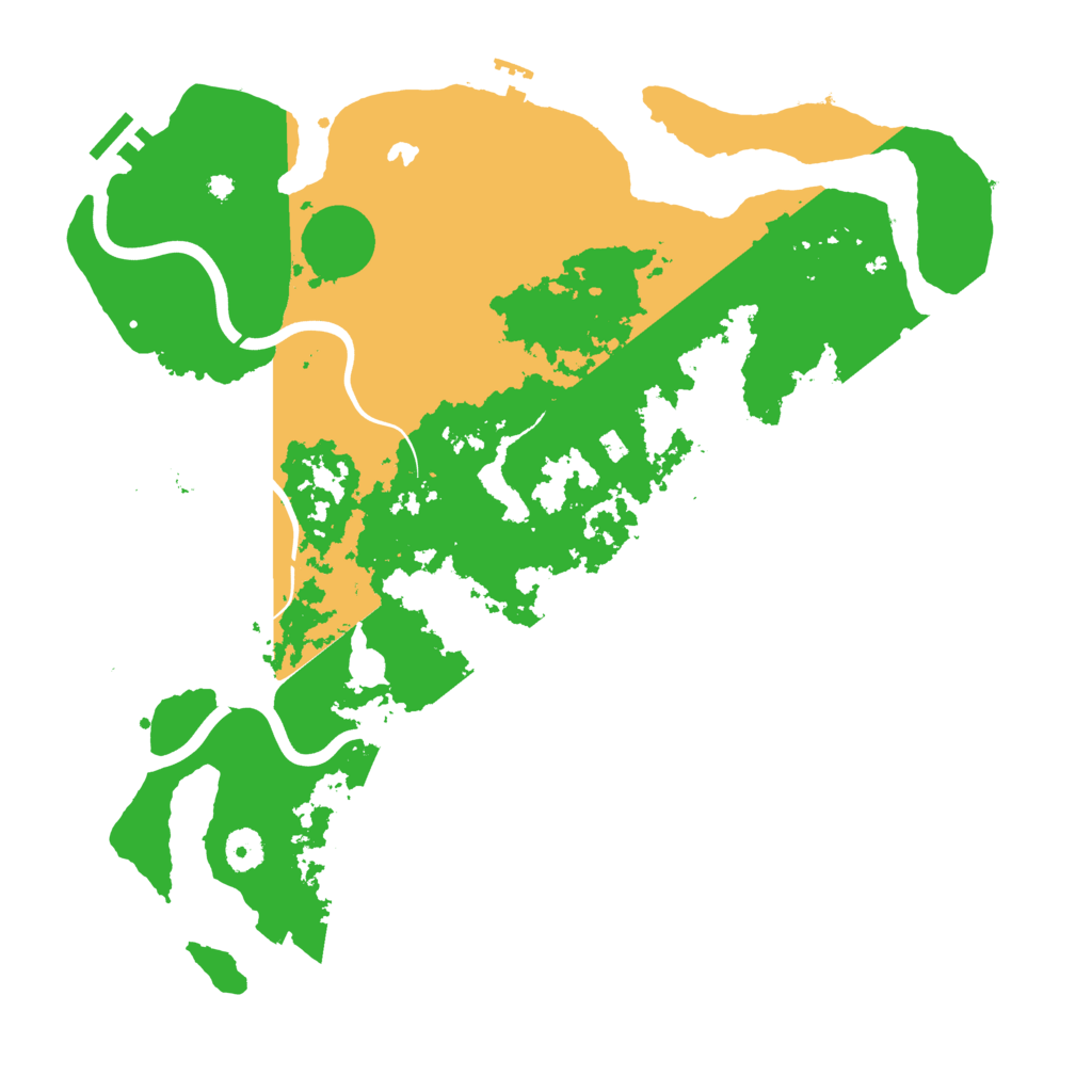 Biome Rust Map: Procedural Map, Size: 4000, Seed: 12368