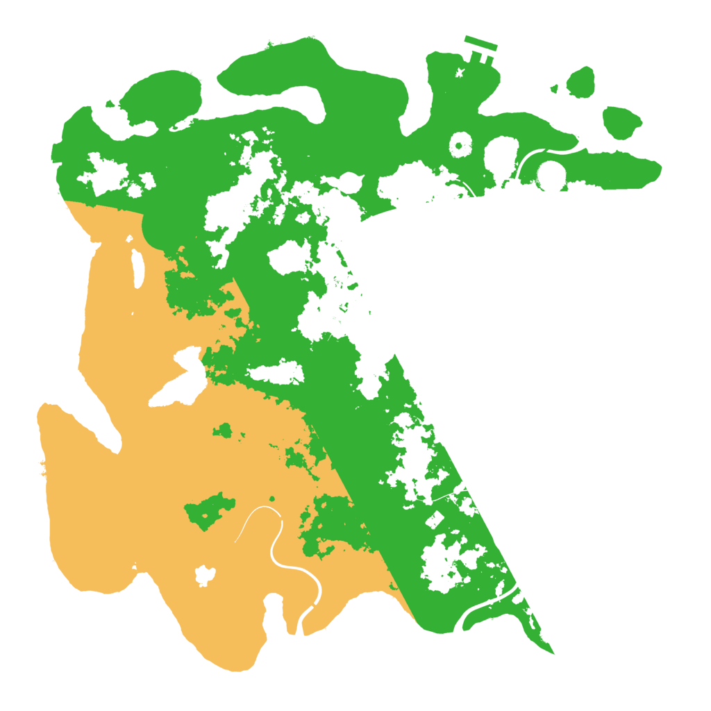 Biome Rust Map: Procedural Map, Size: 4300, Seed: 763434519