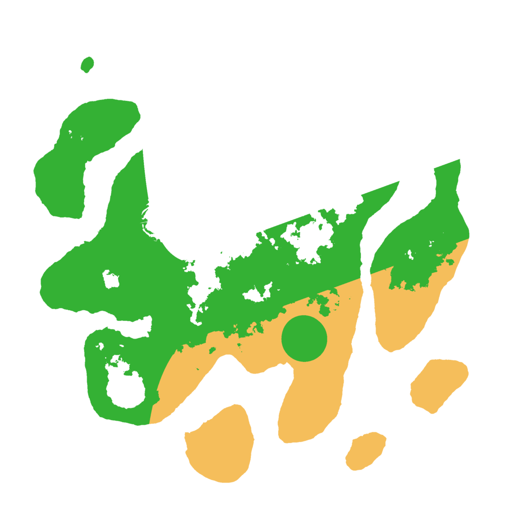 Biome Rust Map: Barren, Size: 3000, Seed: 968970