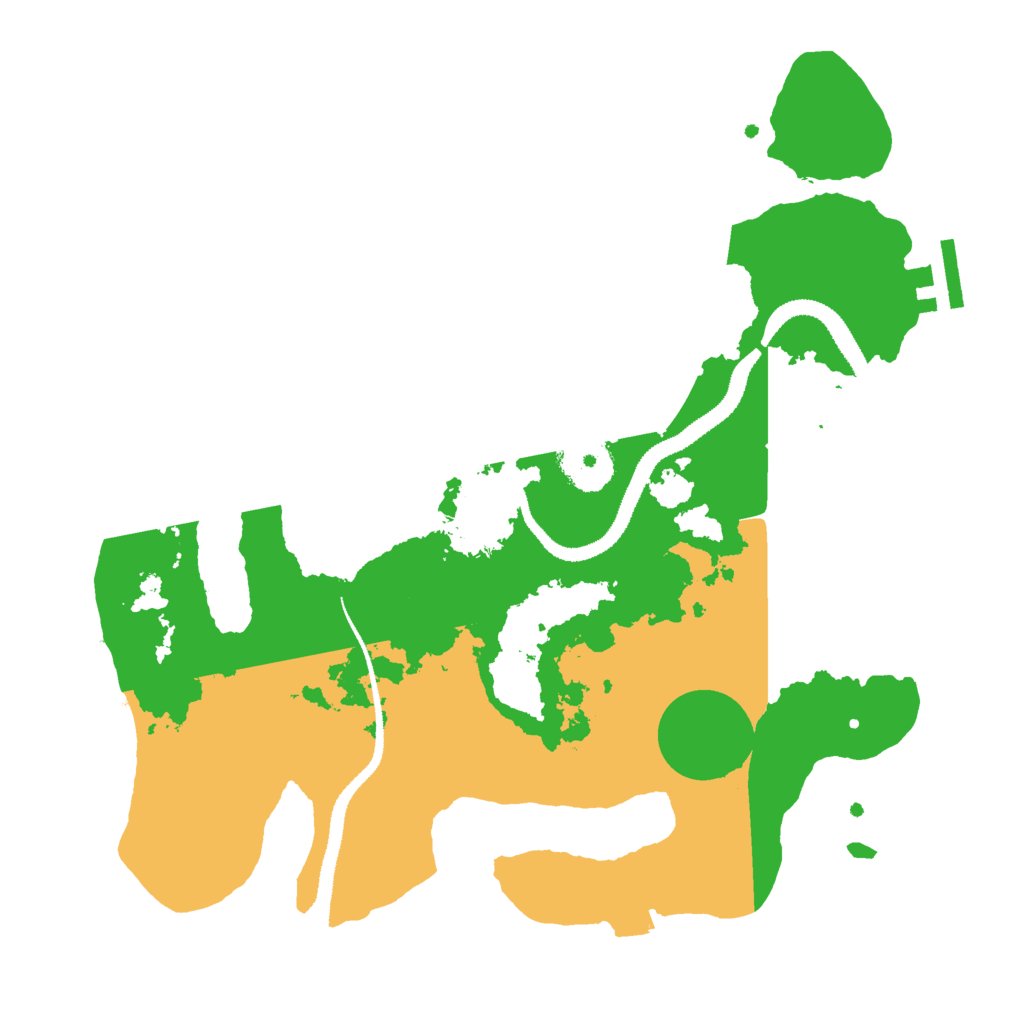 Biome Rust Map: Procedural Map, Size: 3000, Seed: 734025874