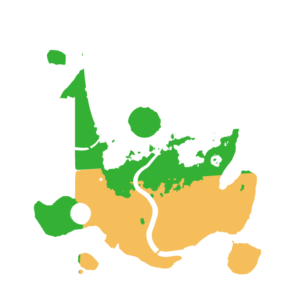 Biome Rust Map: Procedural Map, Size: 2700, Seed: 796687