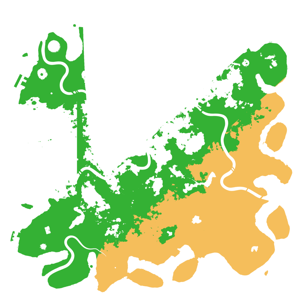 Biome Rust Map: Procedural Map, Size: 4500, Seed: 56872460